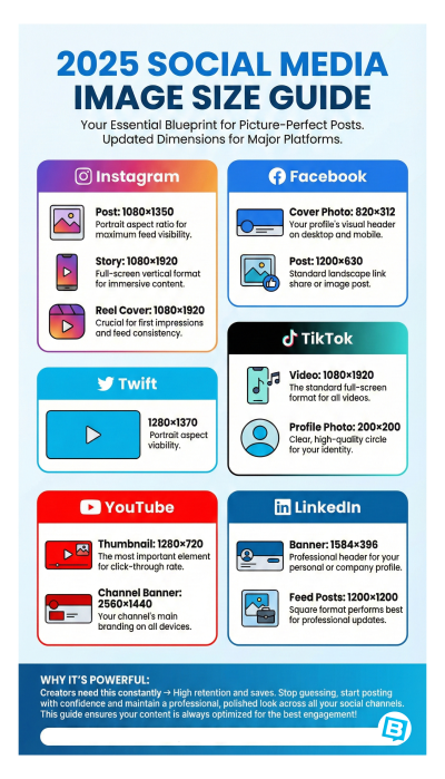 2025 Social Media Image Size Guide